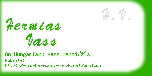 hermias vass business card